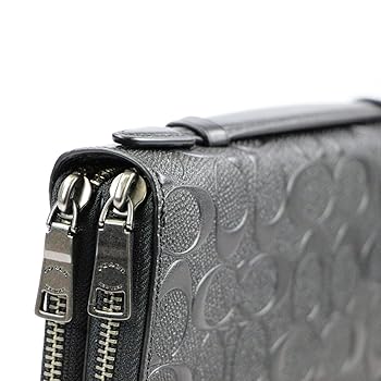 【極美品】コーチ　長財布　トラベルオーガナイザー　シグネチャー　レザー　エンボス Amazon.co.jp: コーチ 財布 COACH アウトレット シグネチャー